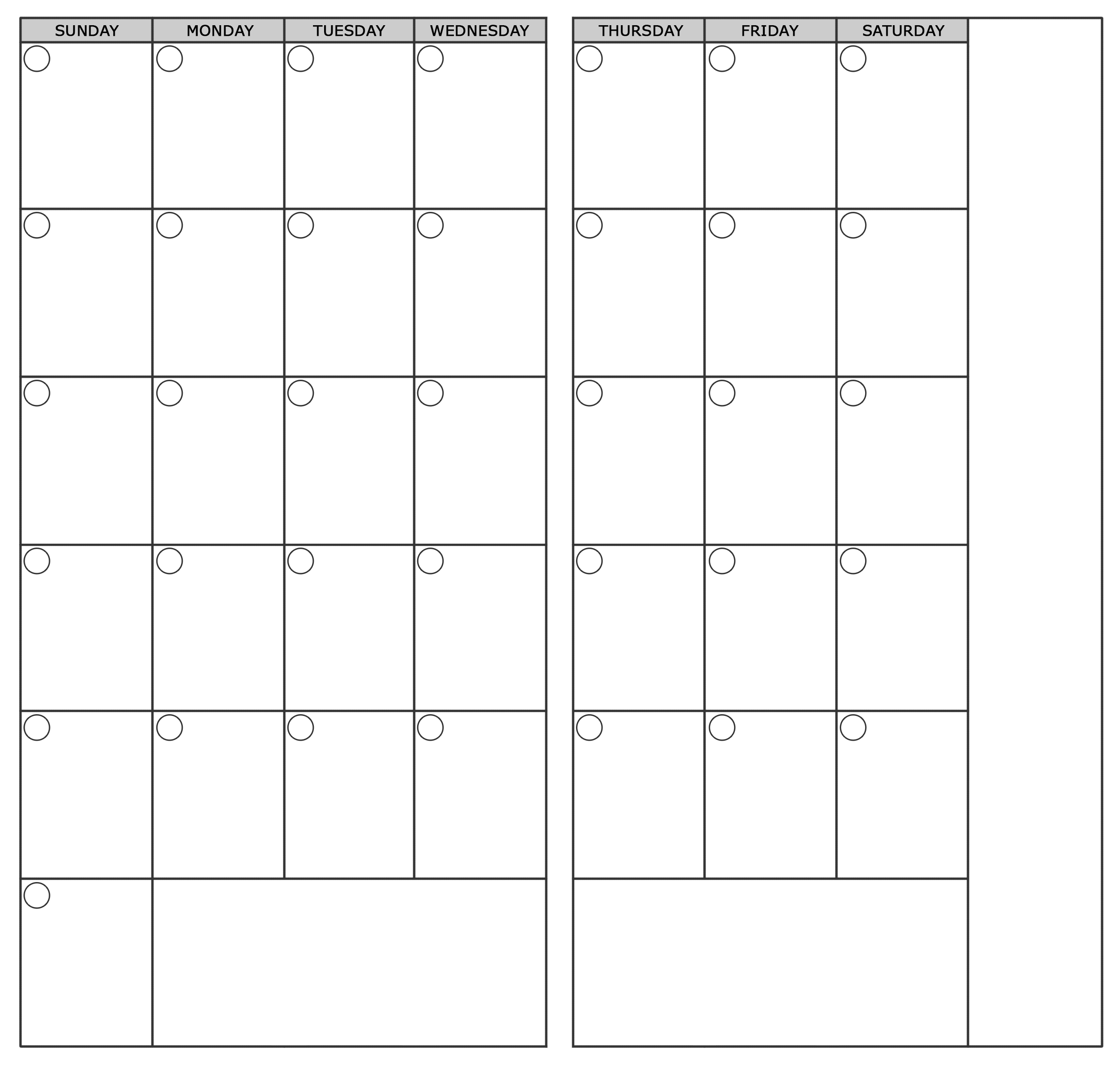 Traveler’s Notebook Standard Monthly Printable Beyond Eternal